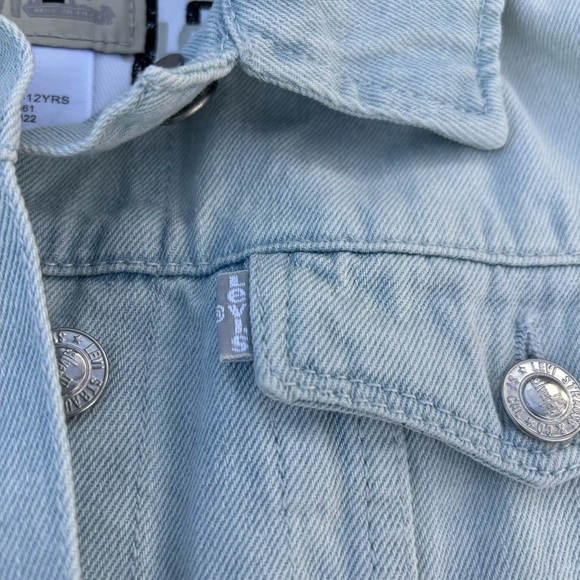 Levi’s Silvertab Crop Trucker Jacket | Size 10-12 YRS (M) - Picture 10 of 16